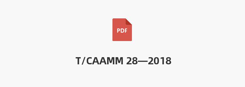 T/CAAMM 28—2018